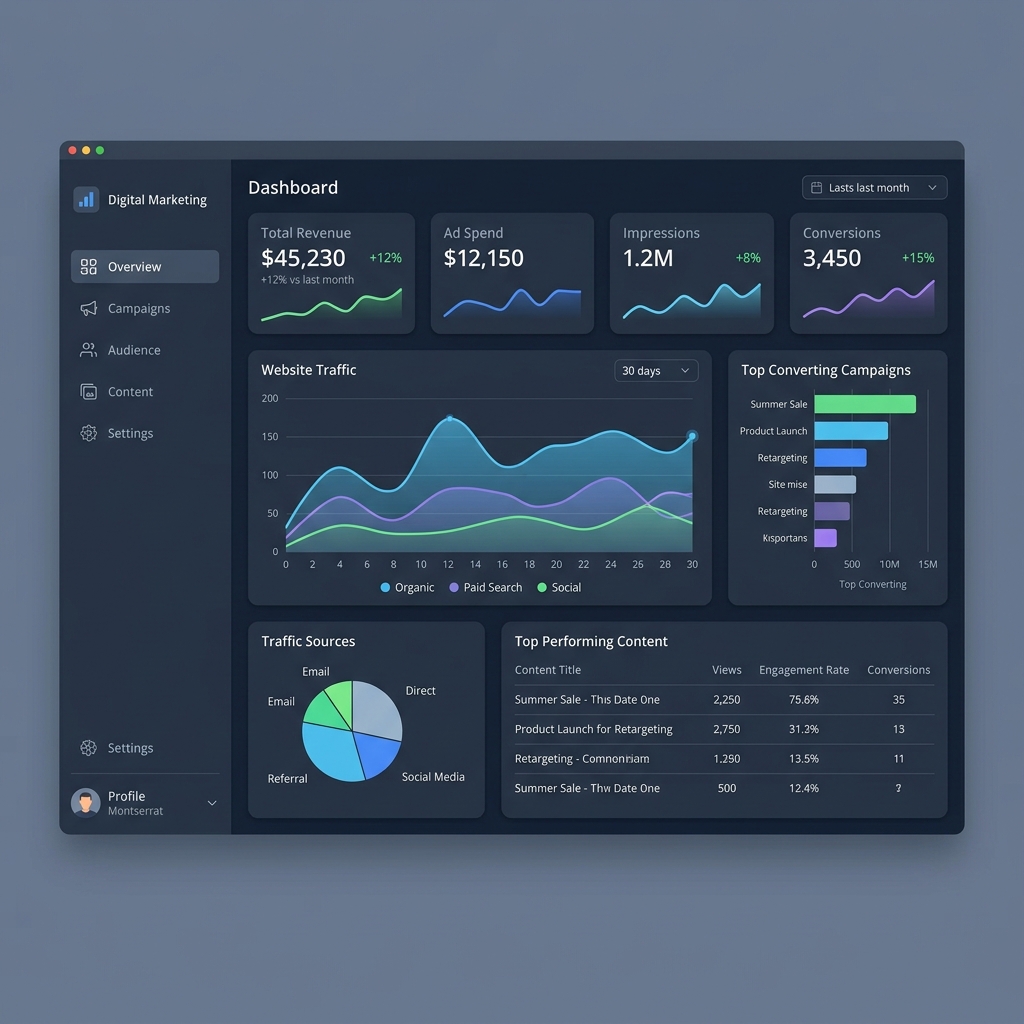 Dashboard Mockup